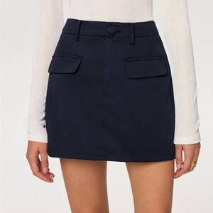 Commense Navy Mini Skirt